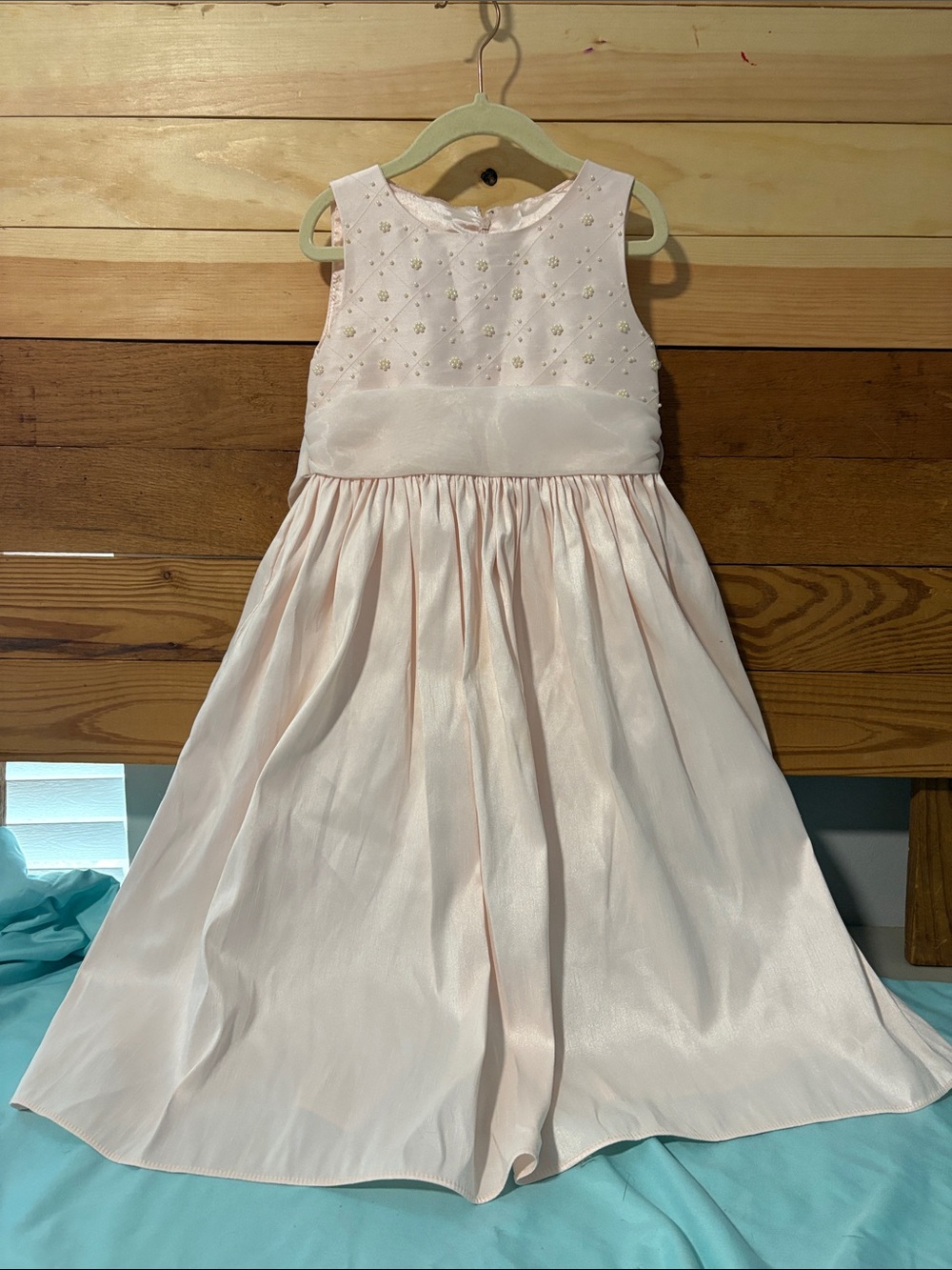 Cinderella Pale Pink Beaded Bodice Party Dress